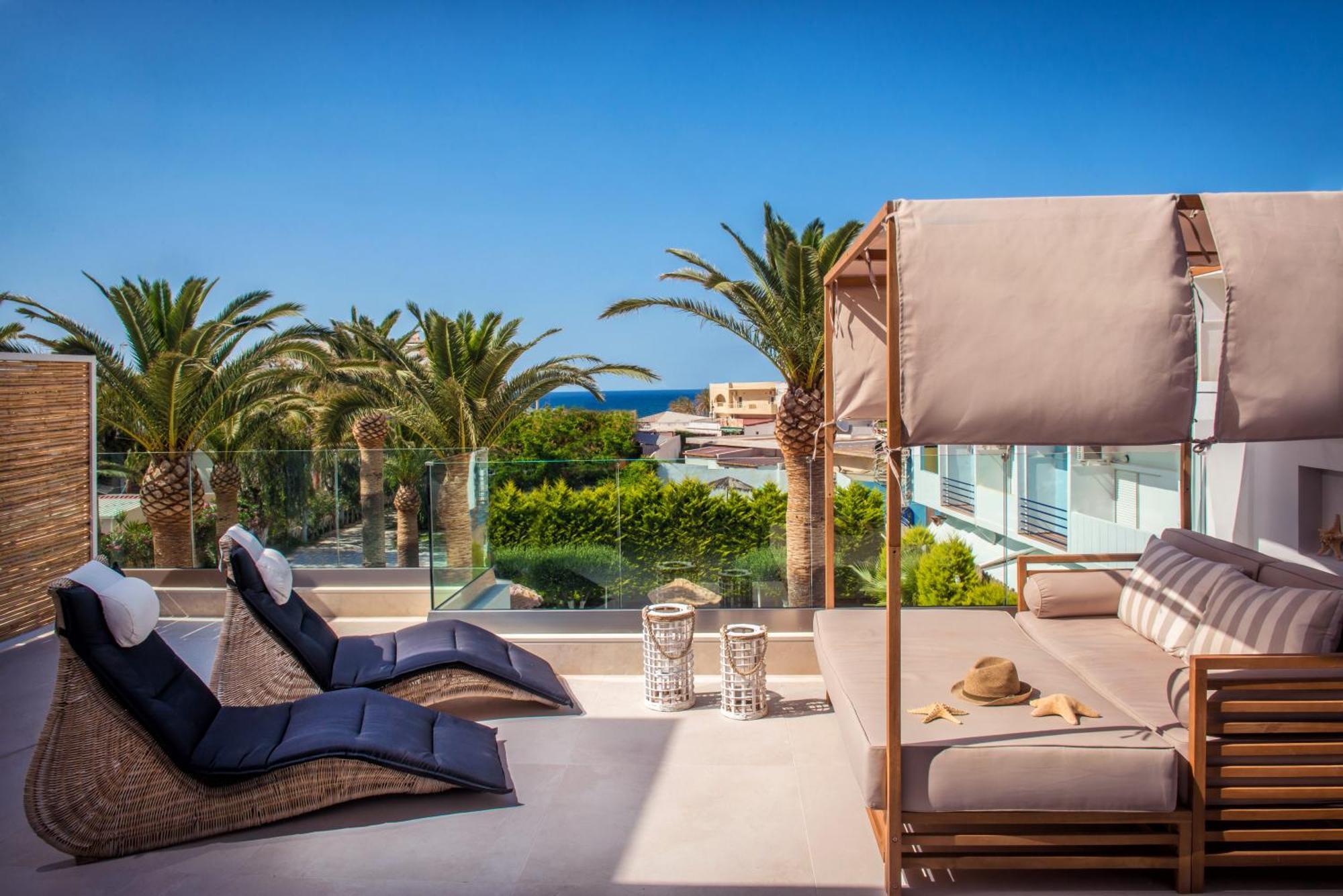 Drossia Palms Hotel And Nisos Beach Suites Malia  Phòng bức ảnh