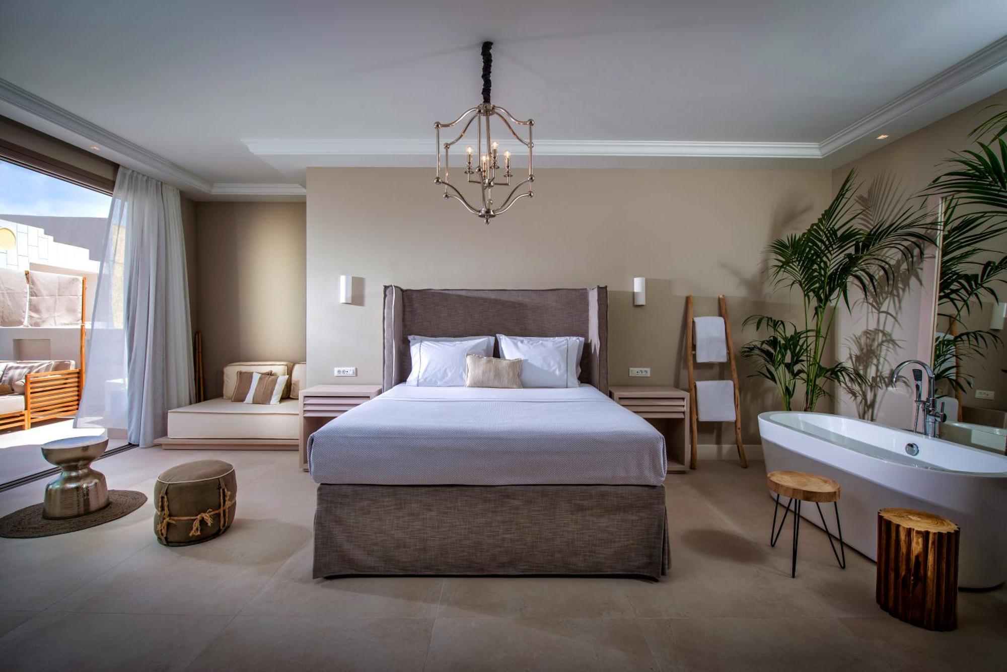 Drossia Palms Hotel And Nisos Beach Suites Malia  Phòng bức ảnh