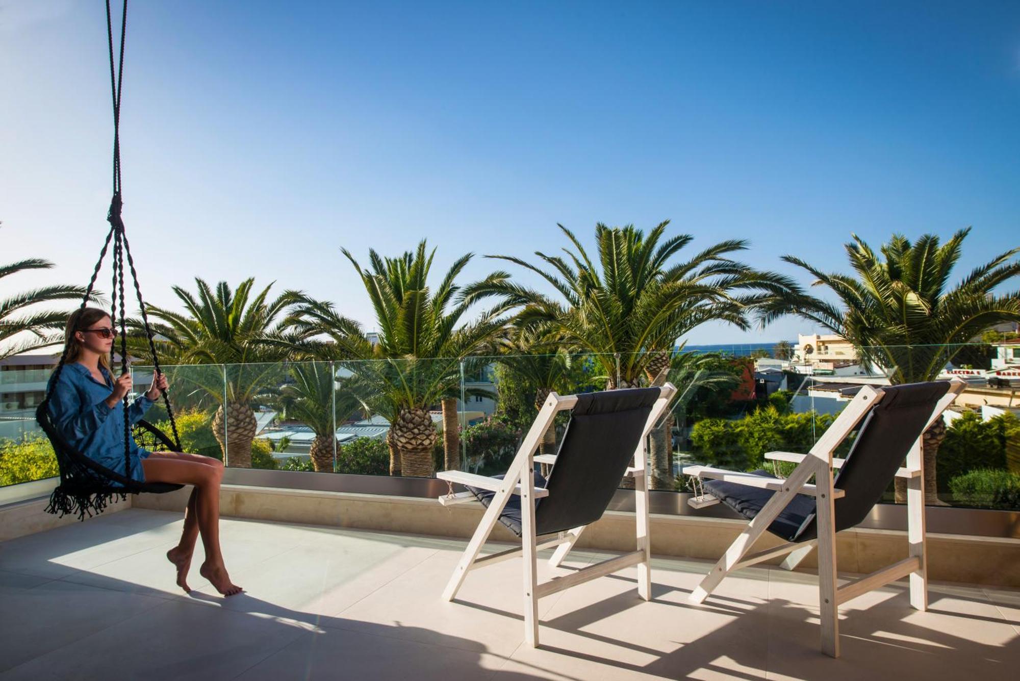 Drossia Palms Hotel And Nisos Beach Suites Malia  Phòng bức ảnh