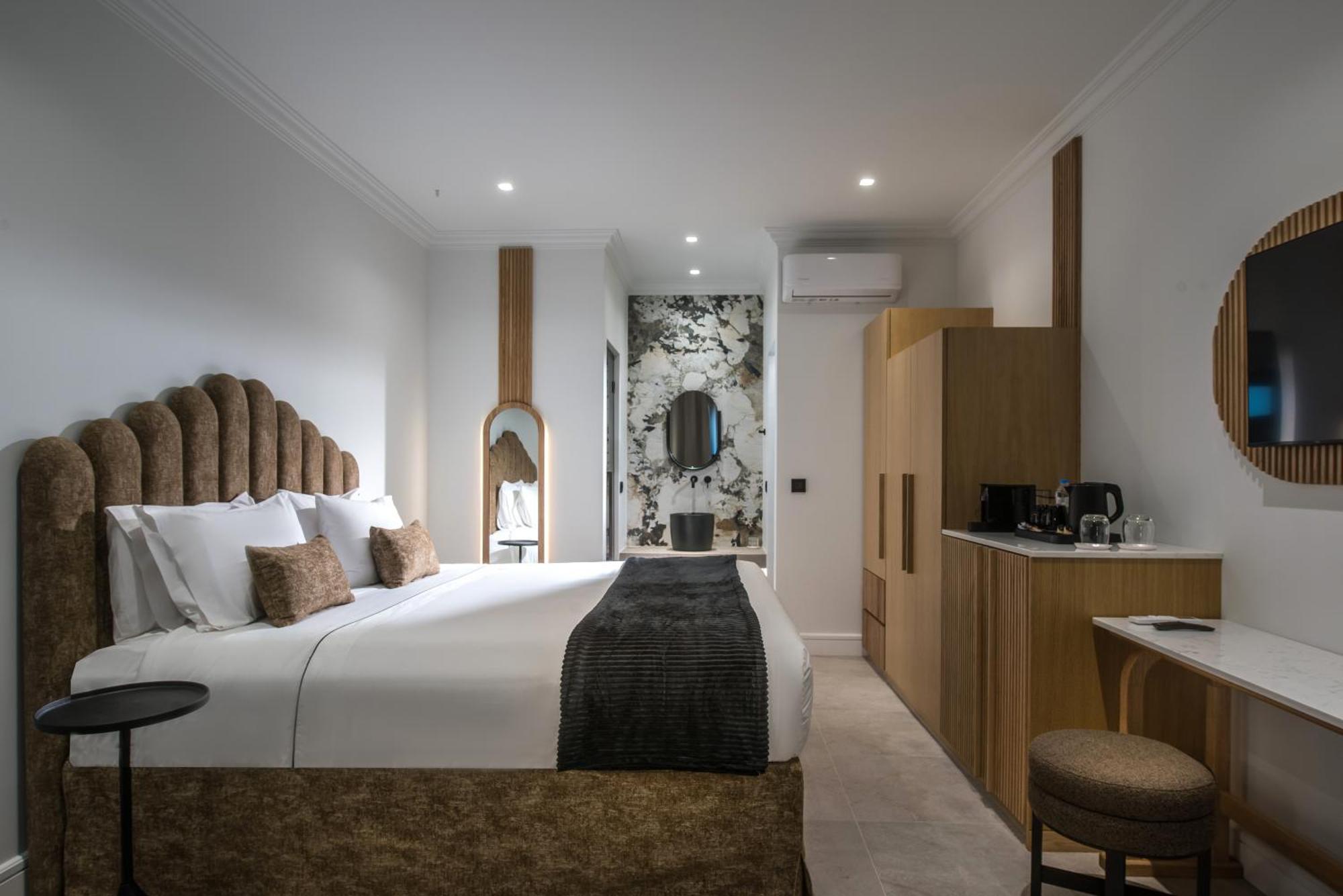 Drossia Palms Hotel And Nisos Beach Suites Malia  Ngoại thất bức ảnh