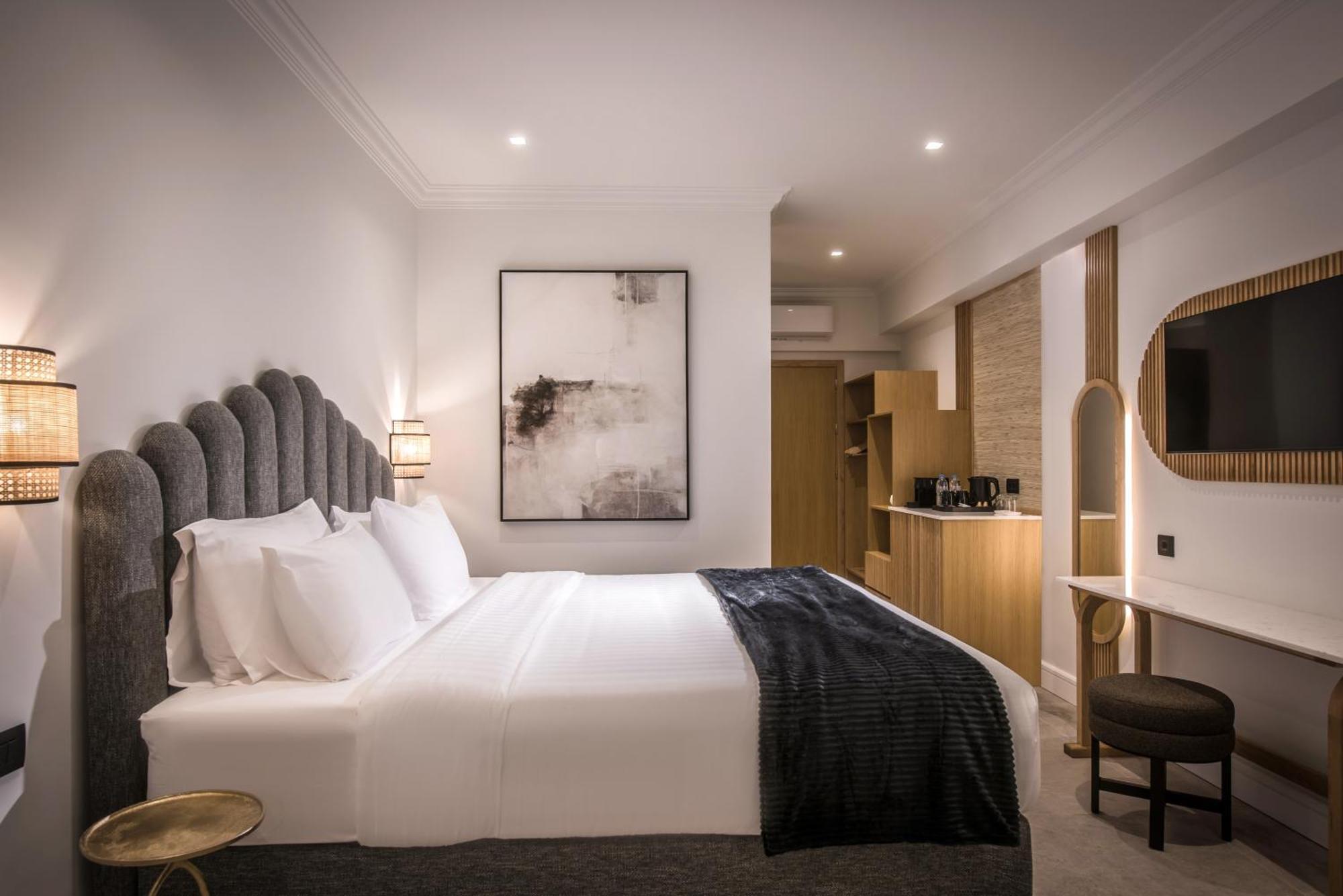 Drossia Palms Hotel And Nisos Beach Suites Malia  Ngoại thất bức ảnh