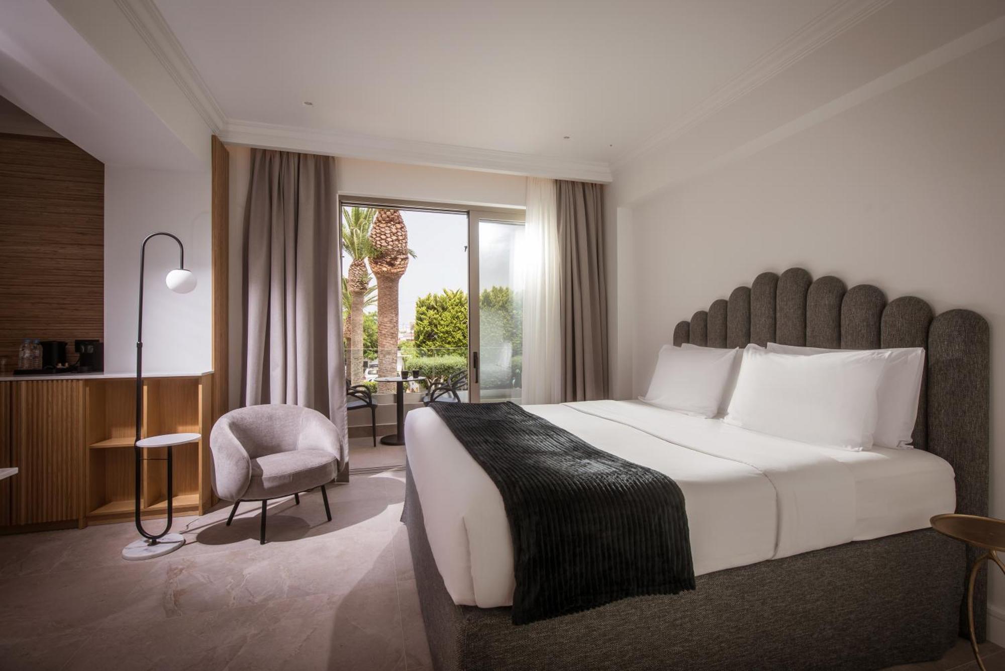 Drossia Palms Hotel And Nisos Beach Suites Malia  Ngoại thất bức ảnh